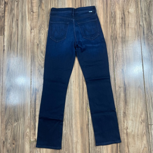 MOTHER The Mid Rise Dazzler Ankle Wash Now or Never Dark Blue Size 26 - Picture 6 of 12
